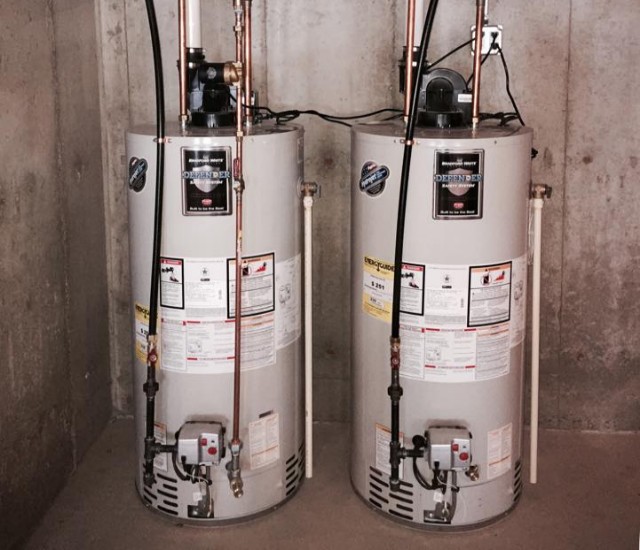 residential water heater install repair replacement