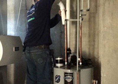 repairing a hot water heater
