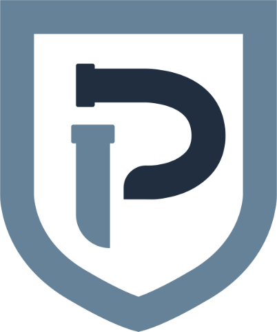 premier parvin badge gray blue and dark blue